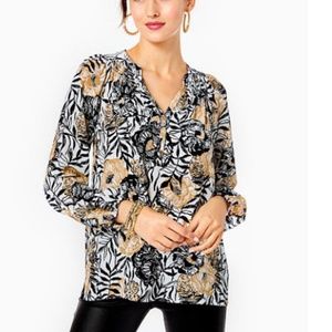 Lilly Pulitzer Elsa Silk Top